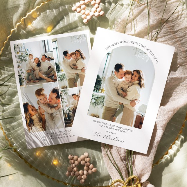Modern Boho Holiday Card  (Creator Uploaded)