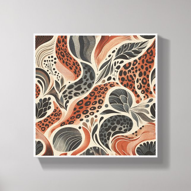 Modern Boho Leopard Print - Abstract Animal Skin a (Front)