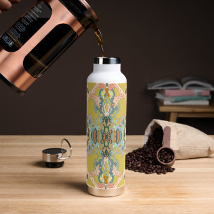 Modern Boho Mandala Water Bottle