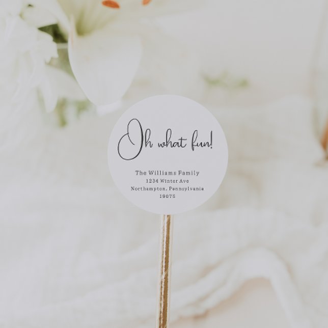 Modern Boho Oh What Fun Envelope Seals (Creator Uploaded)