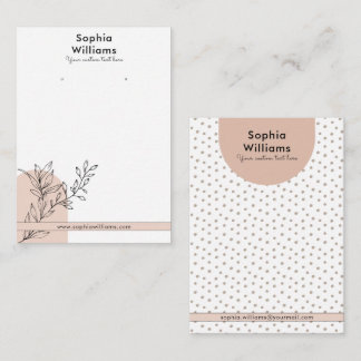 Modern Boho Pastel Earring Jewellery Display Card