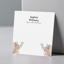 Modern Boho Pastel Necklace & Earring Display Card