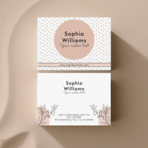 Modern Boho Pastel Polka Dots
