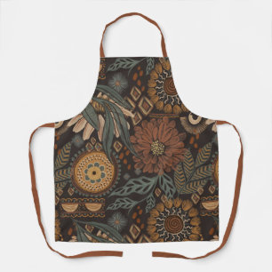 Modern Boho Pattern Apron