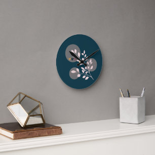  Modern Boho Round Acrylic Wall Clock