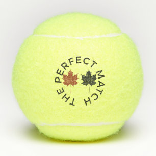 Modern Boho Rust Charcoal Perfect Match Wedding Tennis Balls