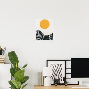 Modern Boho Scandinavian Design Poster