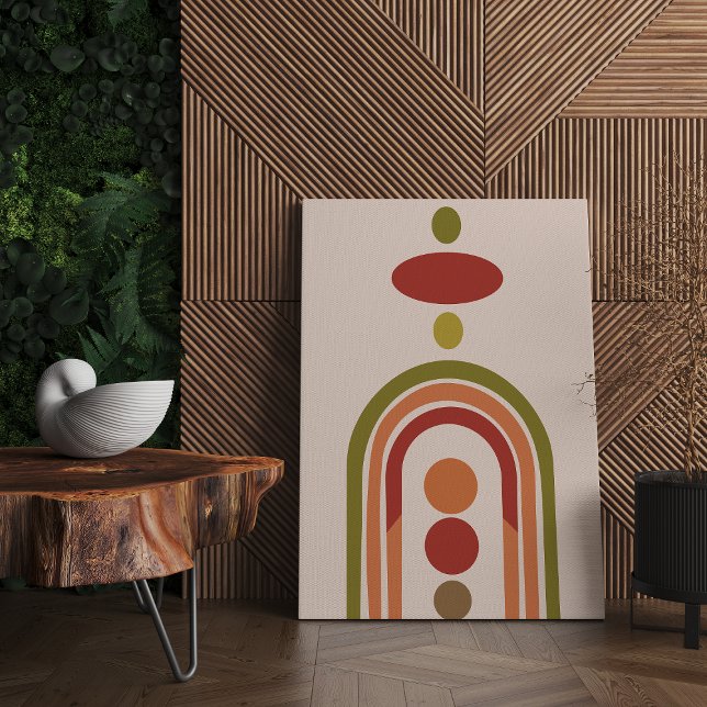 Modern Boho Wall Art, Mid Century Large Canvas Print (Creator Uploaded)