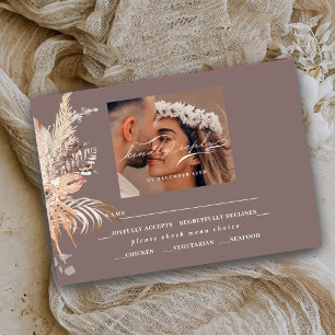 Modern Boho Whimsical Calligraphy Enclosure Card