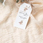 Modern Boho Whimsical Calligraphy Script Gift Tags<br><div class="desc">An elegant modern boho floral design with a whimsical modern Thank You calligraphy script makes the ideal wedding gift card to family and friends.  Easily customise with your personal details of choice.  See the matching All In One wedding invitations with RSVP cards attached,  in our collection above.</div>