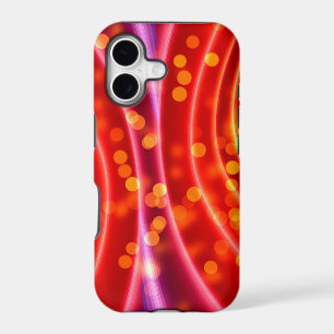 Modern Bokeh Lines Wave Points Swing Background