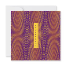 Modern Bold Abstract Purple Unique Trippy Custom