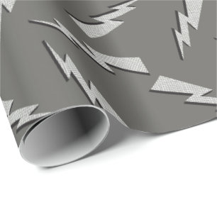 modern bold arrows baby boy grey masculine wrapping paper