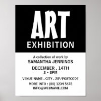 Modern Bold, Artist Exhibition Advertising
