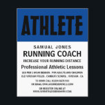 Modern Bold, Athletics Lesson Advert Flyer<br><div class="desc">Modern Bold,  Athletics Lesson Advertising Flyers By The Business Card Store.</div>