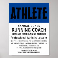 Modern Bold, Athletics Lesson Advert