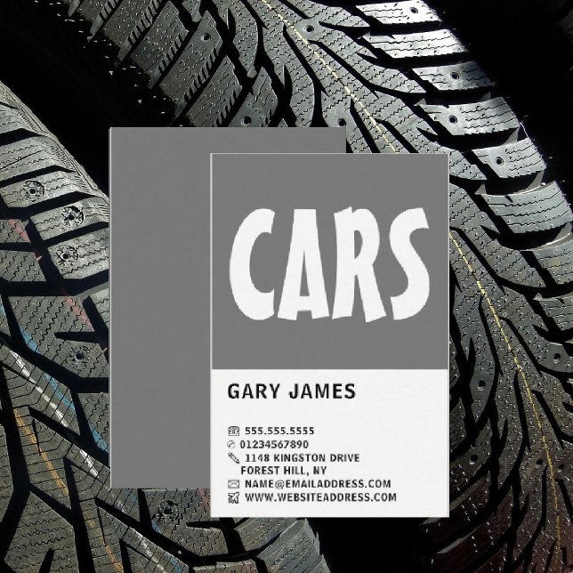 Modern Bold, Auto Mechanic & Repairs Business Card (Creator Uploaded)