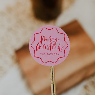 Modern Bold Christmas Envelope Seal