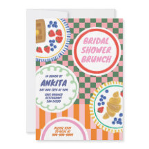 Modern Bold & Colourful Bridal Shower Brunch 