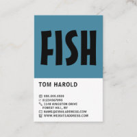 Modern Bold, Fishmonger/Wife, Fish Market
