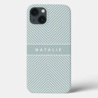 Modern bold, graphic geometric stripe personalised