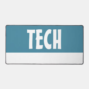 Modern Bold, Information Technology, Computer Desk Mat