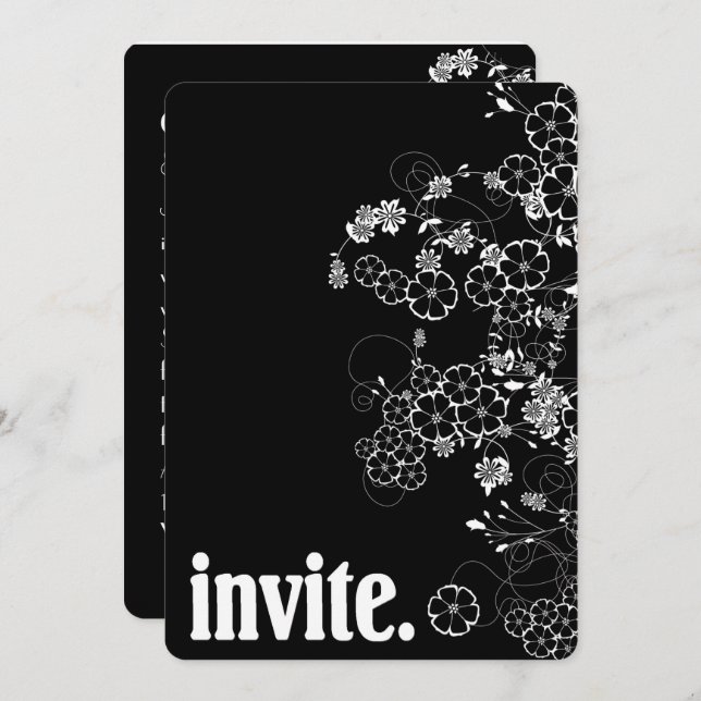 Modern Bold Invite (Front/Back)
