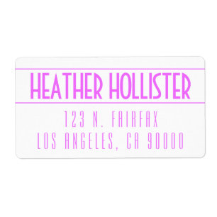 Modern Bold Magenta & White