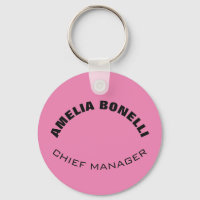 Modern Bold Minimalist Professional Feminine Pink 