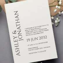 Modern Bold & Minimalist Wedding