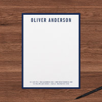 Modern Bold Name with EDITABLE Border Colour