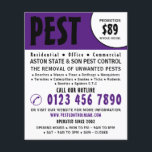 Modern Bold, Pest Control Advertising Flyer<br><div class="desc">Modern Bold,  Pest Control Advertising Flyer by The Business Card Store.</div>