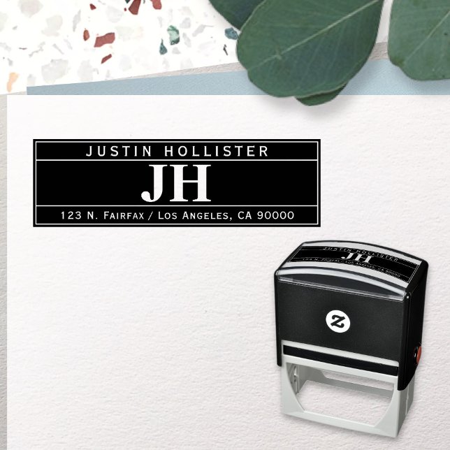 Modern Bold Professional | Return Address Self-inking Stamp (Creator Uploaded)