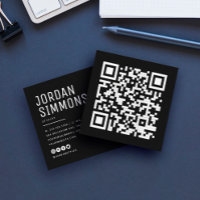 Modern Bold QR code Simple Stylish