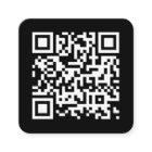 Modern Bold QR code Simple Stylish