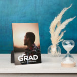 Modern Bold Script Minimal Photo Graduation Plaque<br><div class="desc">Modern Bold Script Minimal Photo Graduation Plaque. Congrats the GRAD! Congratulations on their well-deserved success and celebrate them with this beautiful tabletop plaque with easel stand. All the texts are pre-arranged for you to personalise easily and quickly with your own details.</div>