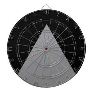 Modern, bold, simple, trendy, urban geometric art dartboard