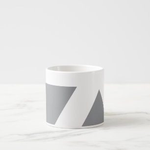 Modern, bold, simple, trendy, urban geometric art espresso cup