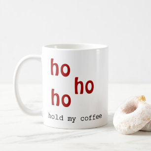 Modern Bold Typography Christmas Coffee Mug