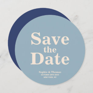 Modern Bold Typography Wedding Save the Date