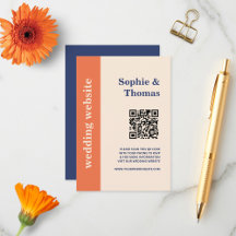 Modern Bold Typography Wedding Website Apricot