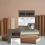 Modern Bold, Writers Book Signing Advertising Flyer<br><div class="desc">Modern Bold,  Writers Book Signing Advertising Flyers By The Business Card Store.</div>