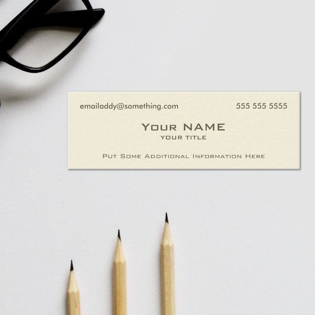 Modern Bone Mini Business Card (Creator Uploaded)
