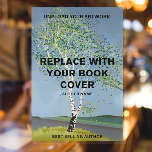 Modern Book Cover Promotional Author Book Launch  Window Cling