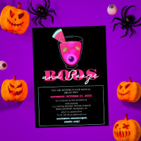 Modern Boos and Booze Adults Only Halloween Party