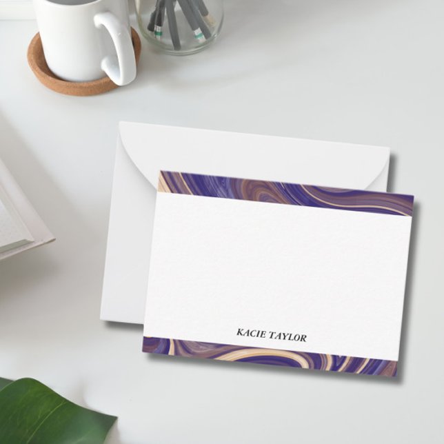 Modern Border Personalised Note Cards (Creator Uploaded)
