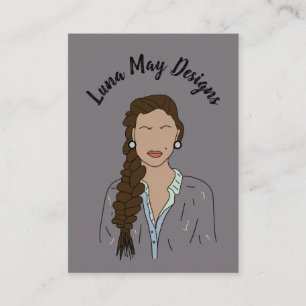 Modern Boss Woman Jewellery Display Business Card