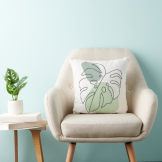 Modern Botanical Aesthetic Cushion