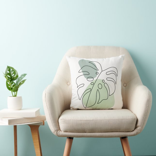 Modern Botanical Aesthetic Cushion (Chair)