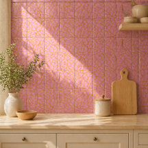 Modern Botanical Decorative Tile | Ceramic Tile